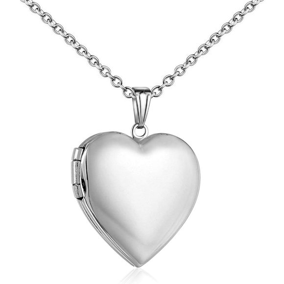 Love Heart Locket that Holds Pictures Necklace - Picture 1 of 7